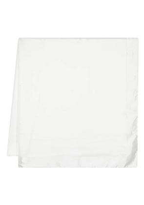 Lanvin Pre-Owned logo-jacquard silk scarf - White