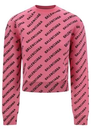 Balenciaga jacquard sweater - Pink