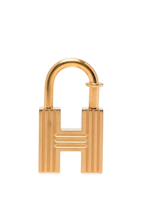 Hermès Pre-Owned 2000 pre-owned H padlock charm - Gold