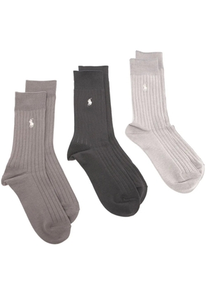 Polo Ralph Lauren Egyptan socks (set of 3) - Grey