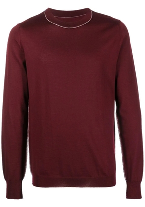 Maison Margiela Work-In-Progress wool jumper - Red
