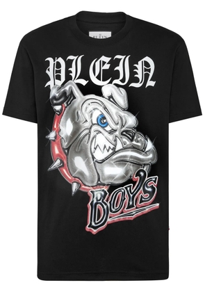 Philipp Plein Bulldogs cotton T-shirt - Black