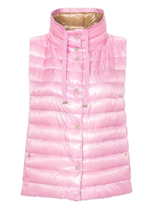 Herno reversible puffer gilet - Pink