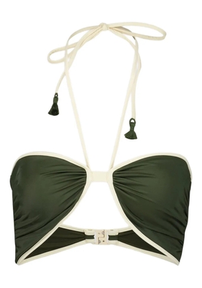 Johanna Ortiz Yacumama bikini top - Green