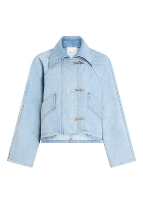 Patou oversized cropped jacket - Blue