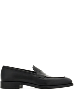 Ferragamo leather penny loafers - Black