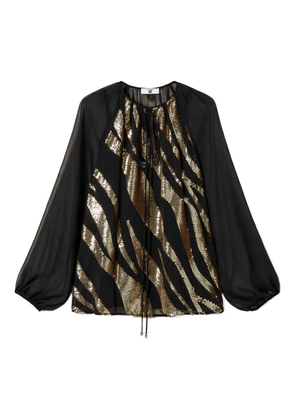 TWINSET sequin-embellished blouse - Black