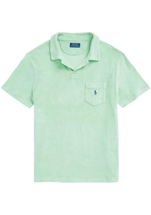 Polo Ralph Lauren Polo Pony terry cloth-effect polo shirt - Green