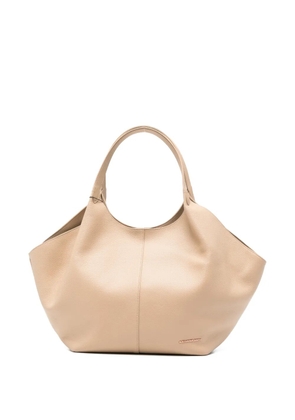 Alexander Smith large Rachel leather tote bag - Neutrals