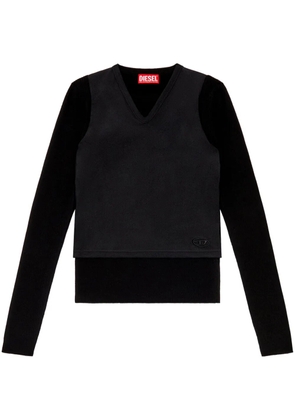 Diesel Layered Shirt - Black