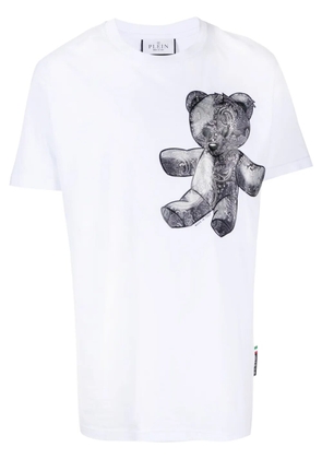 Philipp Plein Teddy Bear paisley-print T-shirt - White