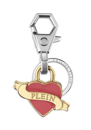 Philipp Plein stainless steel keyring - Silver