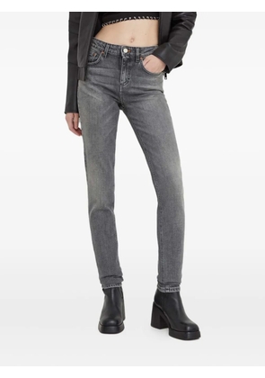 Won Hundred logo-patch trousers - Grey