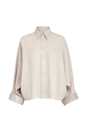 Brunello Cucinelli linen shirt - Neutrals