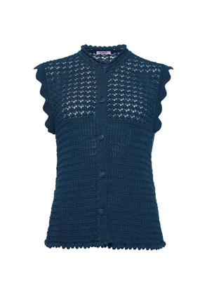 ERES Aurora crochet-knit top - Blue
