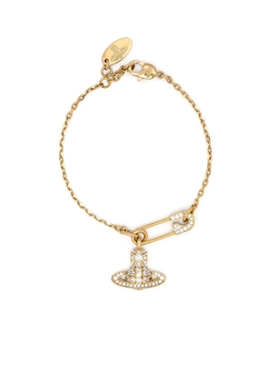 Vivienne Westwood Lucrece Orb-plaque bracelet - Gold