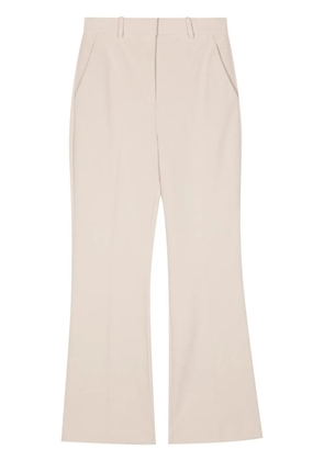 Circolo 1901 pressed-crease wide-leg trousers - Neutrals