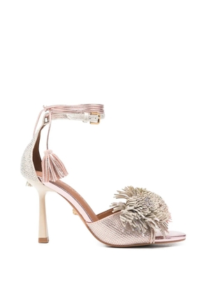 Kurt Geiger London tassel-embellished heeled sandals - Pink