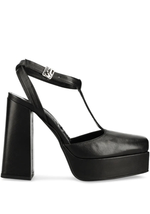 Karl Lagerfeld Jeans 120mm leather pumps - Black