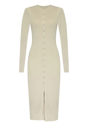MM6 Maison Margiela knitted midi dress - Neutrals