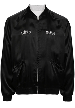 Toga Virilis x Boy's Own embroidered bomber jacket - Black