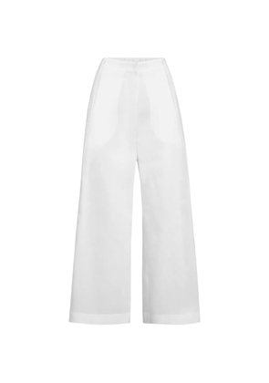 Brunello Cucinelli pleated palazzo pants - White