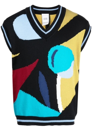Bethany Williams graphic-print sleeveless vest - Black