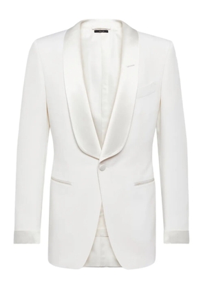 TOM FORD shawl-lapel welt-pockets jacket - White