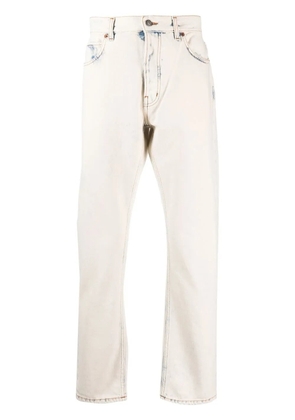 Haikure beached-effect straight-leg jeans - Neutrals