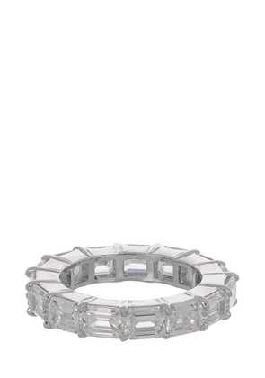 Fantasia by Deserio 14kt white gold cubic zirconia eternity ring