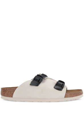 Birkenstock Zürich Tech suede sandals - White