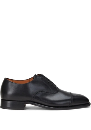 Polo Ralph Lauren leather oxford shoes - Black