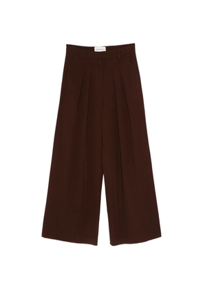 BOMPARD pleated palazzo pants - Brown