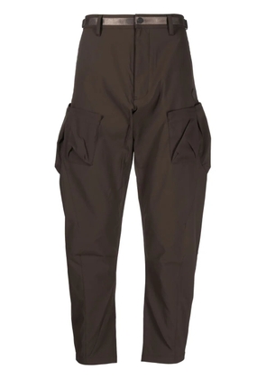 Spoonyard logo-appliqué tapered cargo trousers - Brown