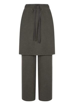 TOMBOY layered skirt trousers - Grey