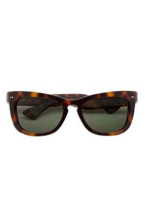 Marni Eyewear geometric-frame sunglasses - Brown