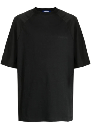 Spoonyard hook-detail short-sleeve T-shirt - Black