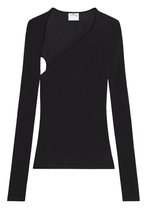 Courrèges slash top - Black