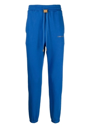 Buscemi logo-plaque track pants - Blue
