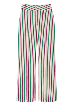 DESTREE Yoshi striped pattern trousers - Green