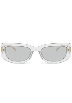 Prada Eyewear triangle-logo sunglasses - Grey