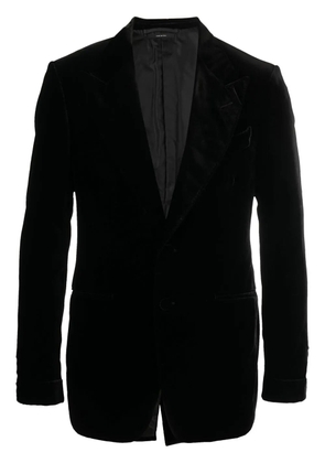 TOM FORD single-breasted velvet blazer - Black