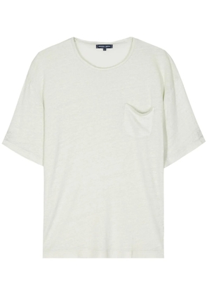 Frescobol Carioca Carmo linen T-shirt - Green