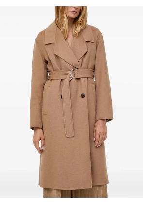 BOSS belted double-breasted coat - Neutrals