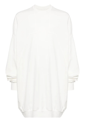 Rick Owens oversized cotton sweatshirt - White