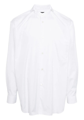 Black Comme Des Garçons cotton poplin shirt - White