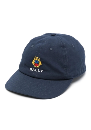 Bally logo-patch baseball cap - Blue