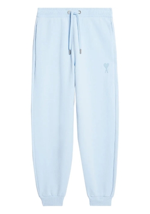 AMI Paris Ami de Coeur cotton track pants - Blue