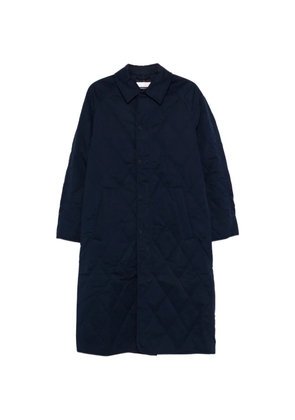 Martine Rose quilted car coat - Blue