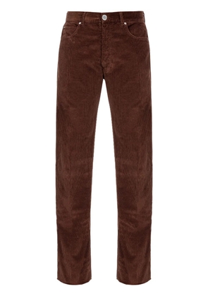 PINKO Leyda straight-leg corduroy trousers - Brown